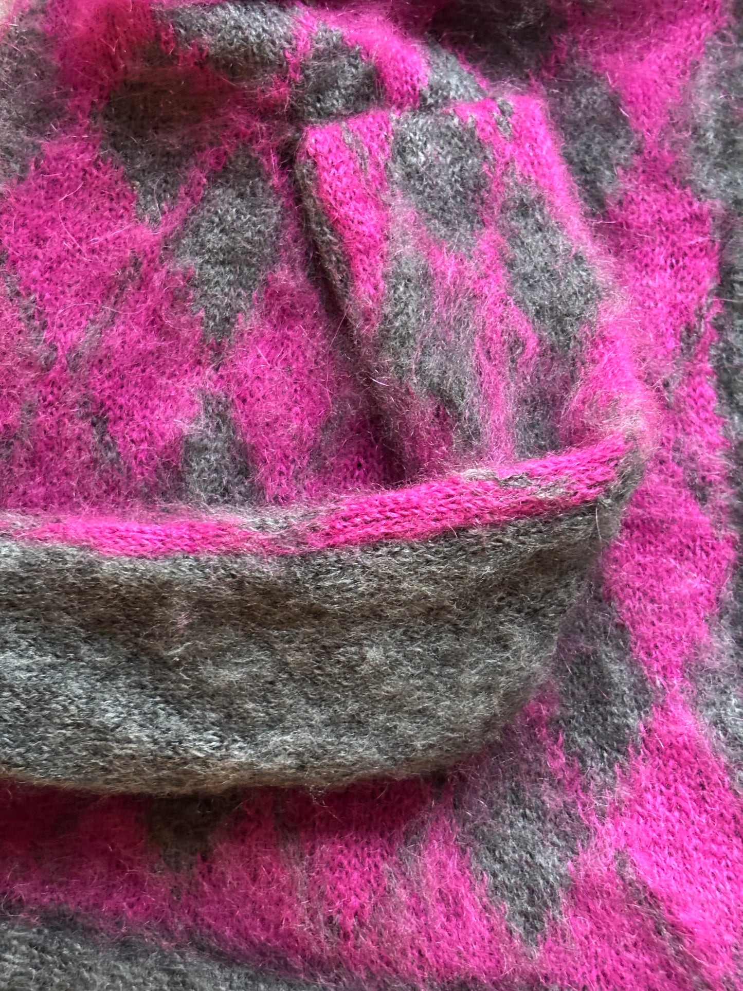 Mohair diamond bunny