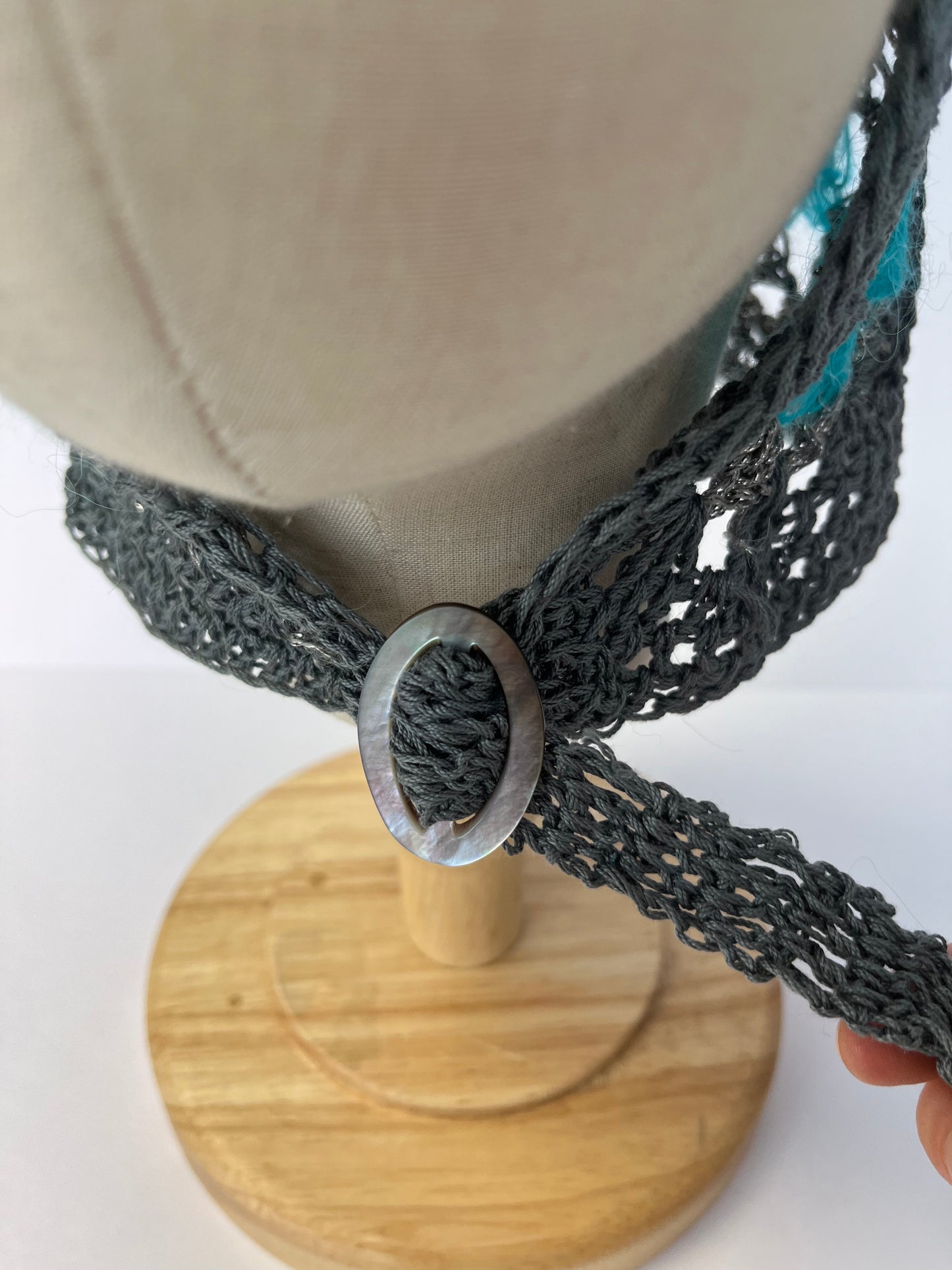 Medieval granny square bonnet