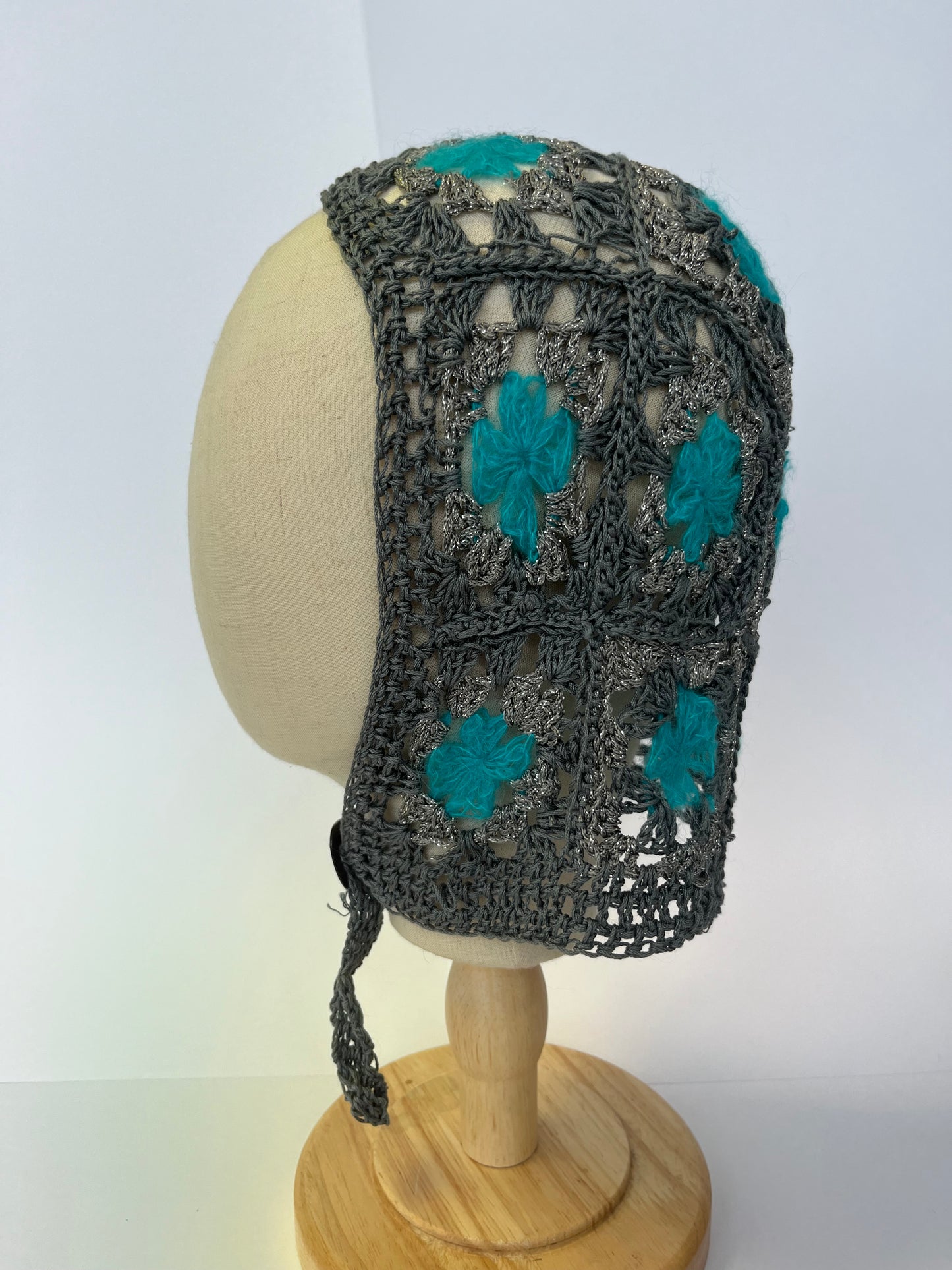 Medieval granny square bonnet