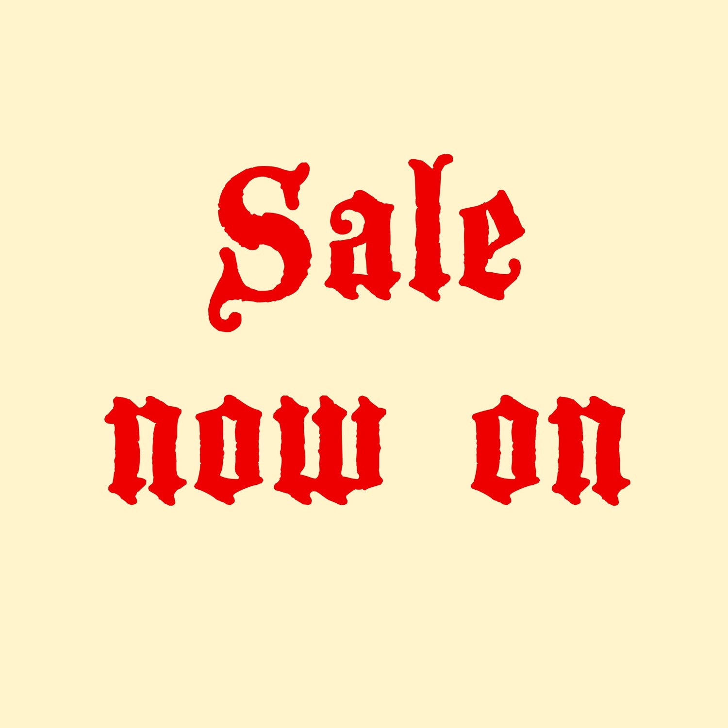 Sale
