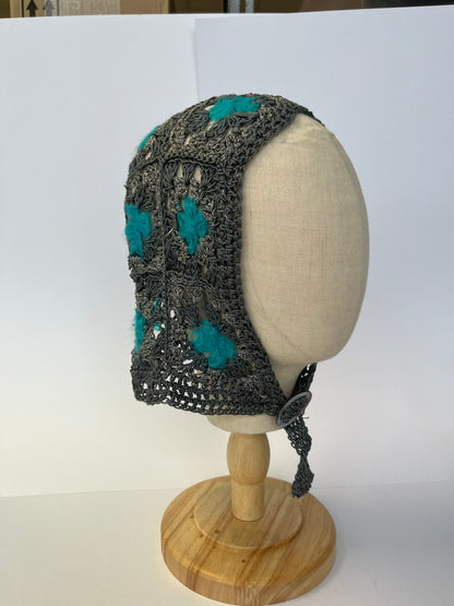 Medieval granny square bonnet