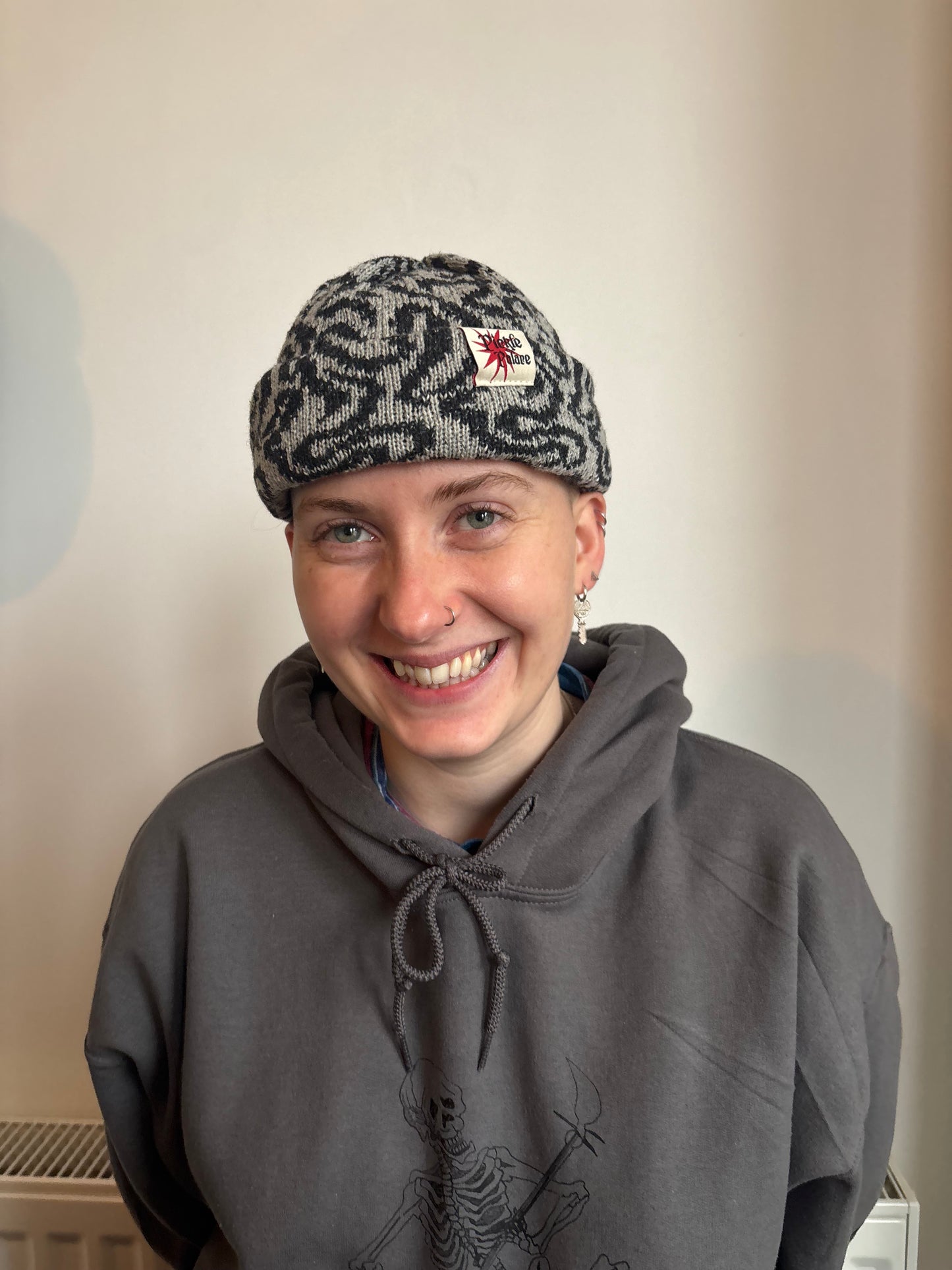 Worm vortex fisherman beanie