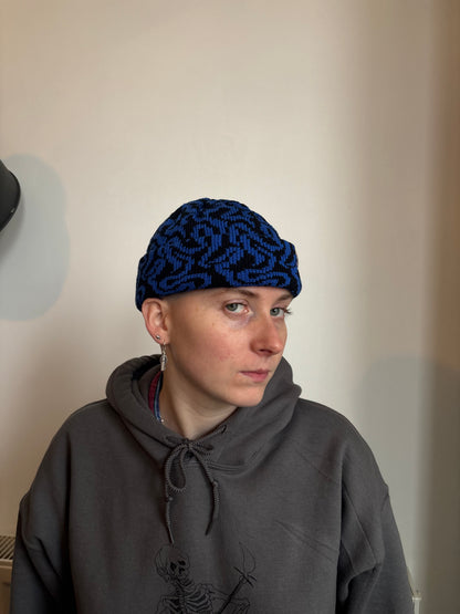 worm vortex fisherman beanie