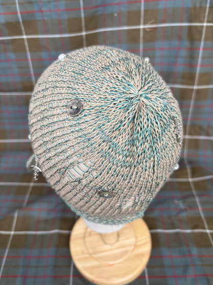 Lace medieval summer cap