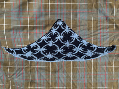 Medieval fence knitted bandana