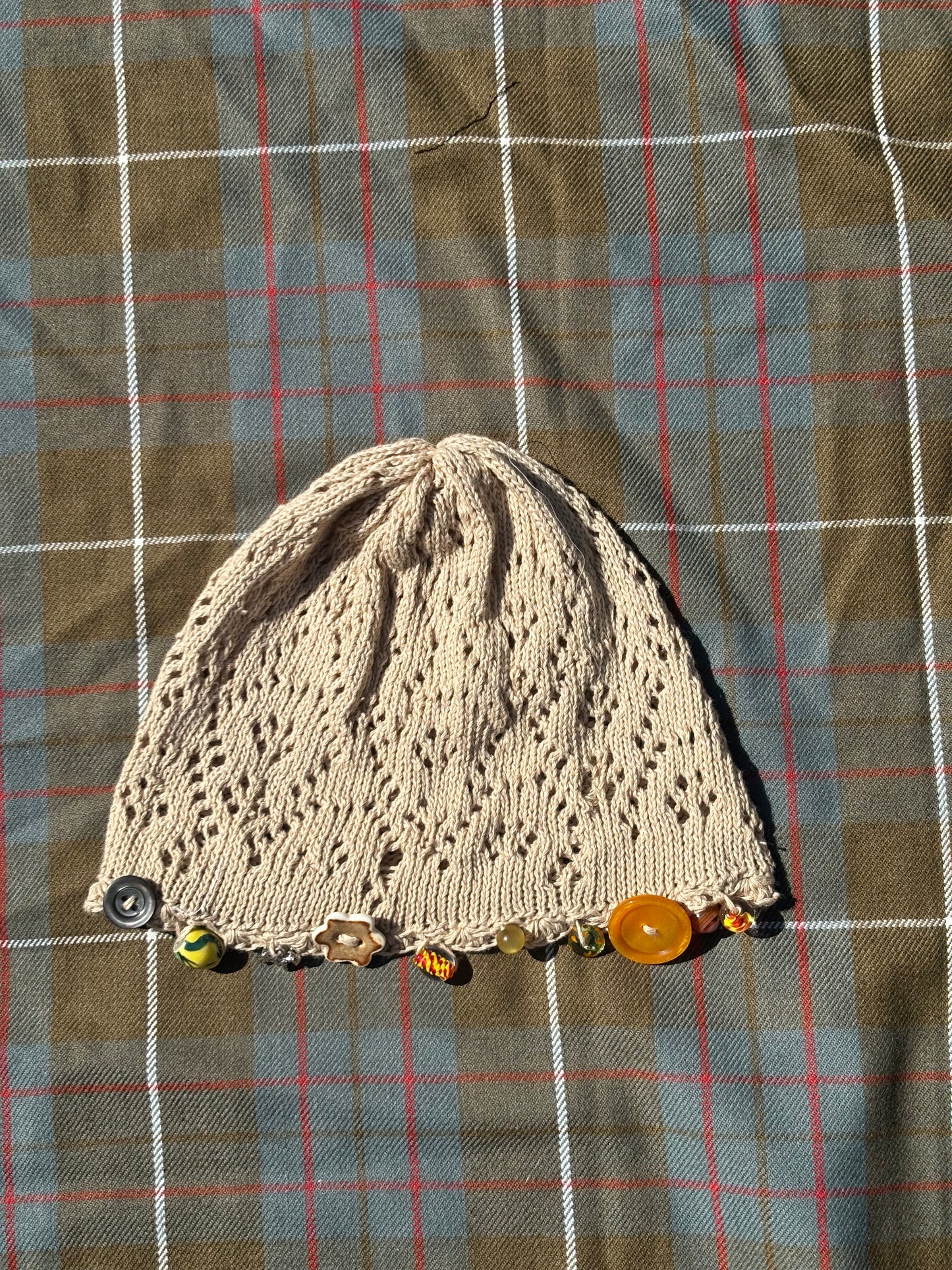 Lace cotton hat