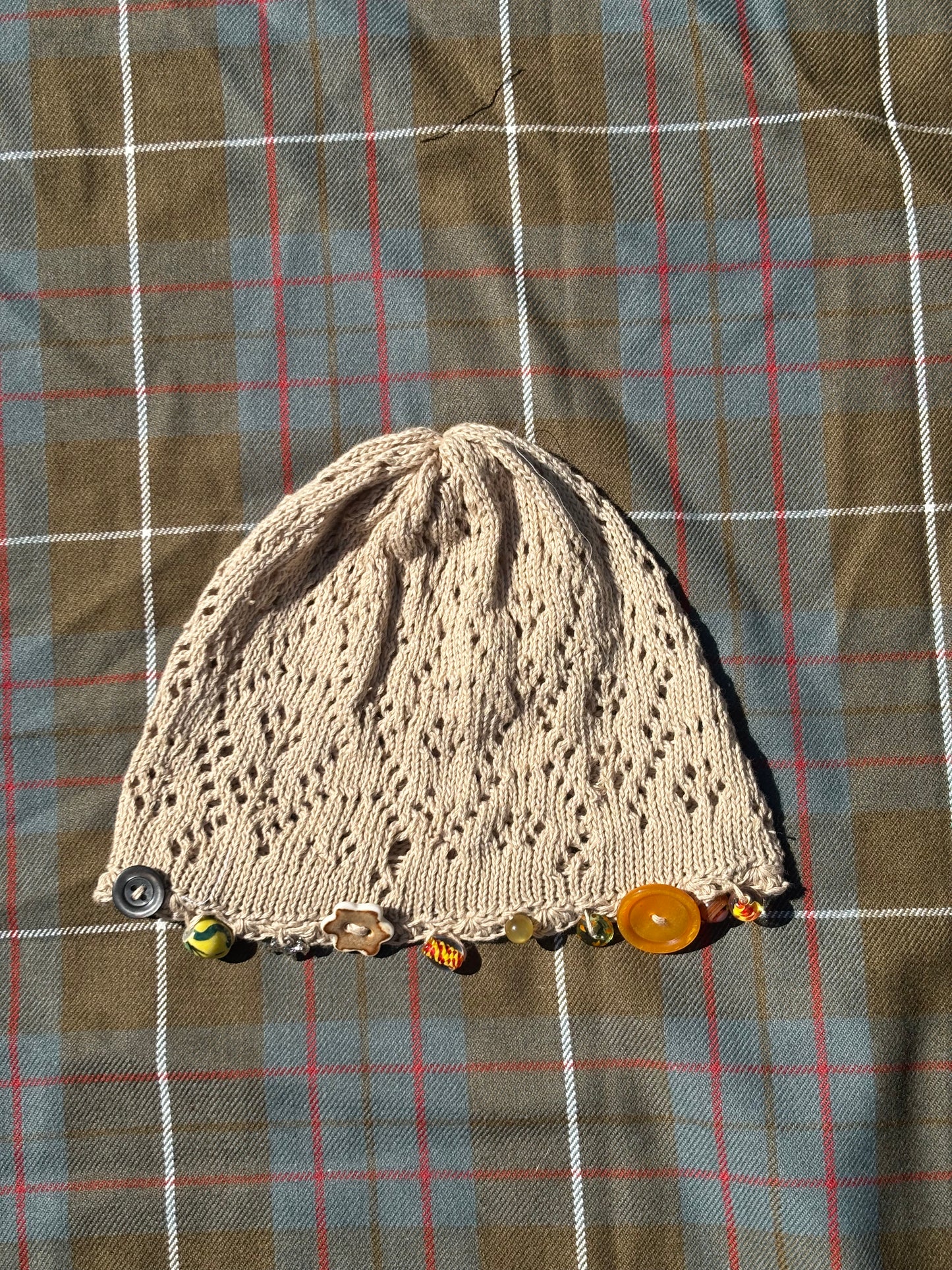 Lace cotton hat