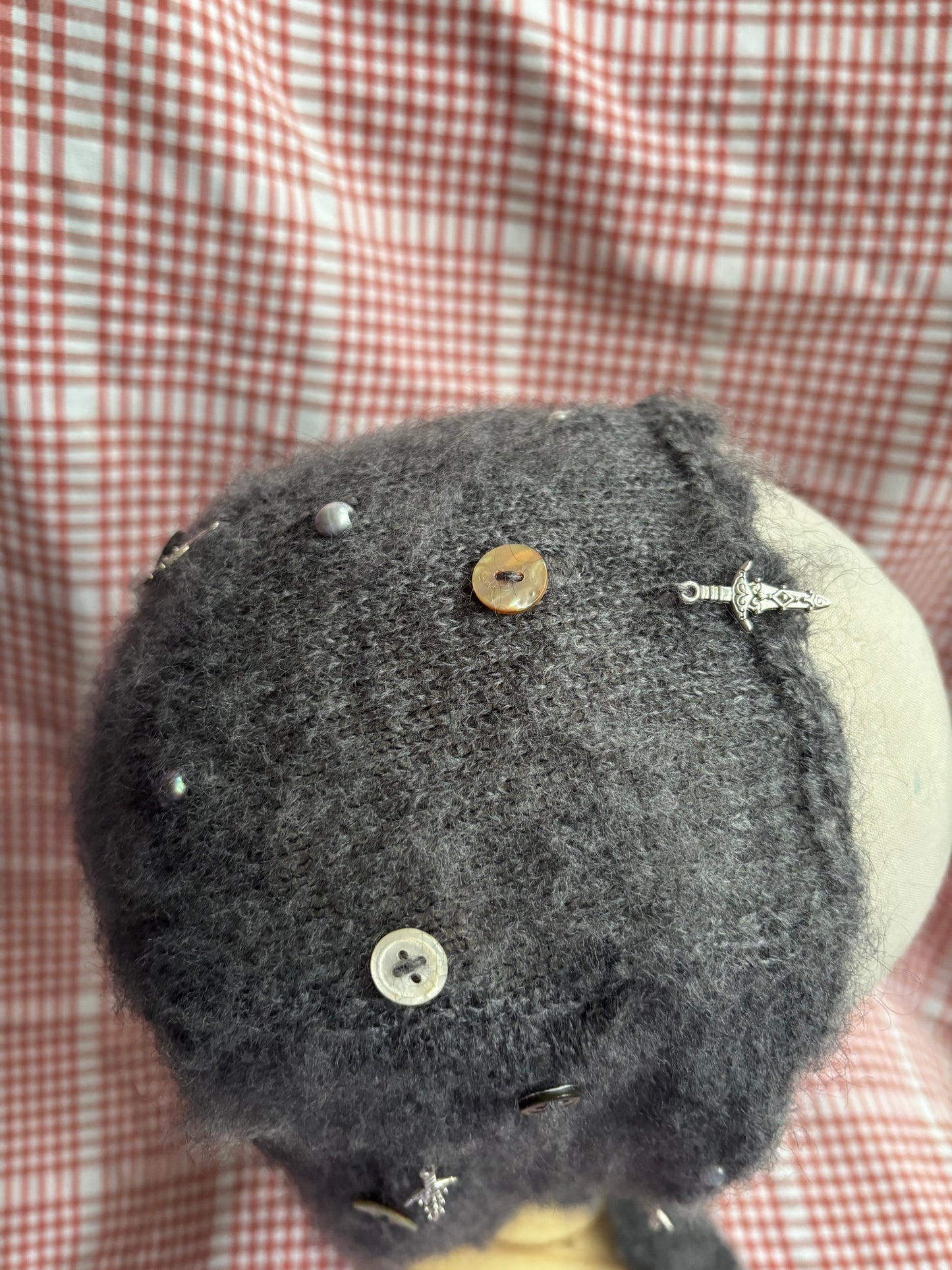 Mohair trinket Bonnet