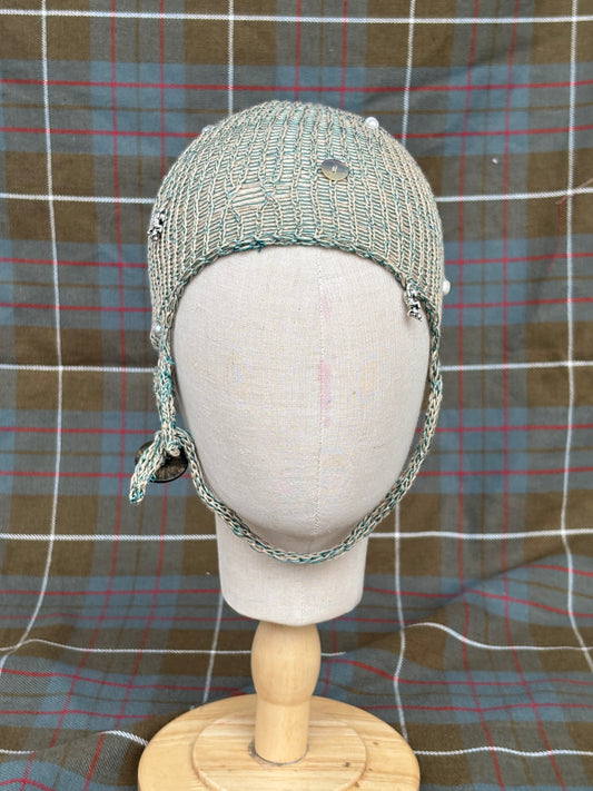 Lace medieval summer cap