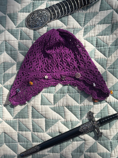Medieval lace coif