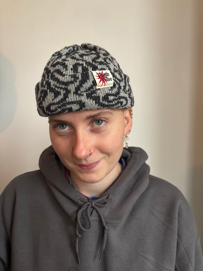 Worm vortex fisherman beanie