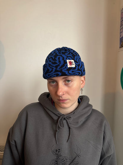 worm vortex fisherman beanie