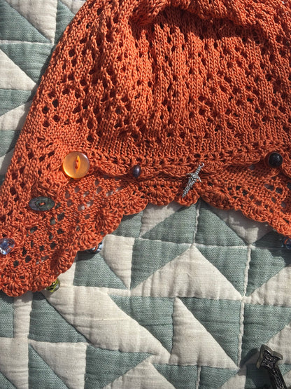 Medieval lace coif