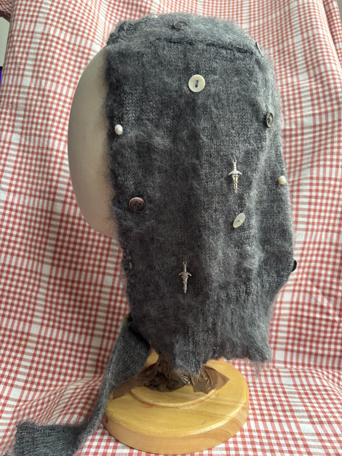 Mohair trinket Bonnet