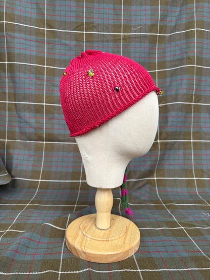 Fishnet summer bonnet