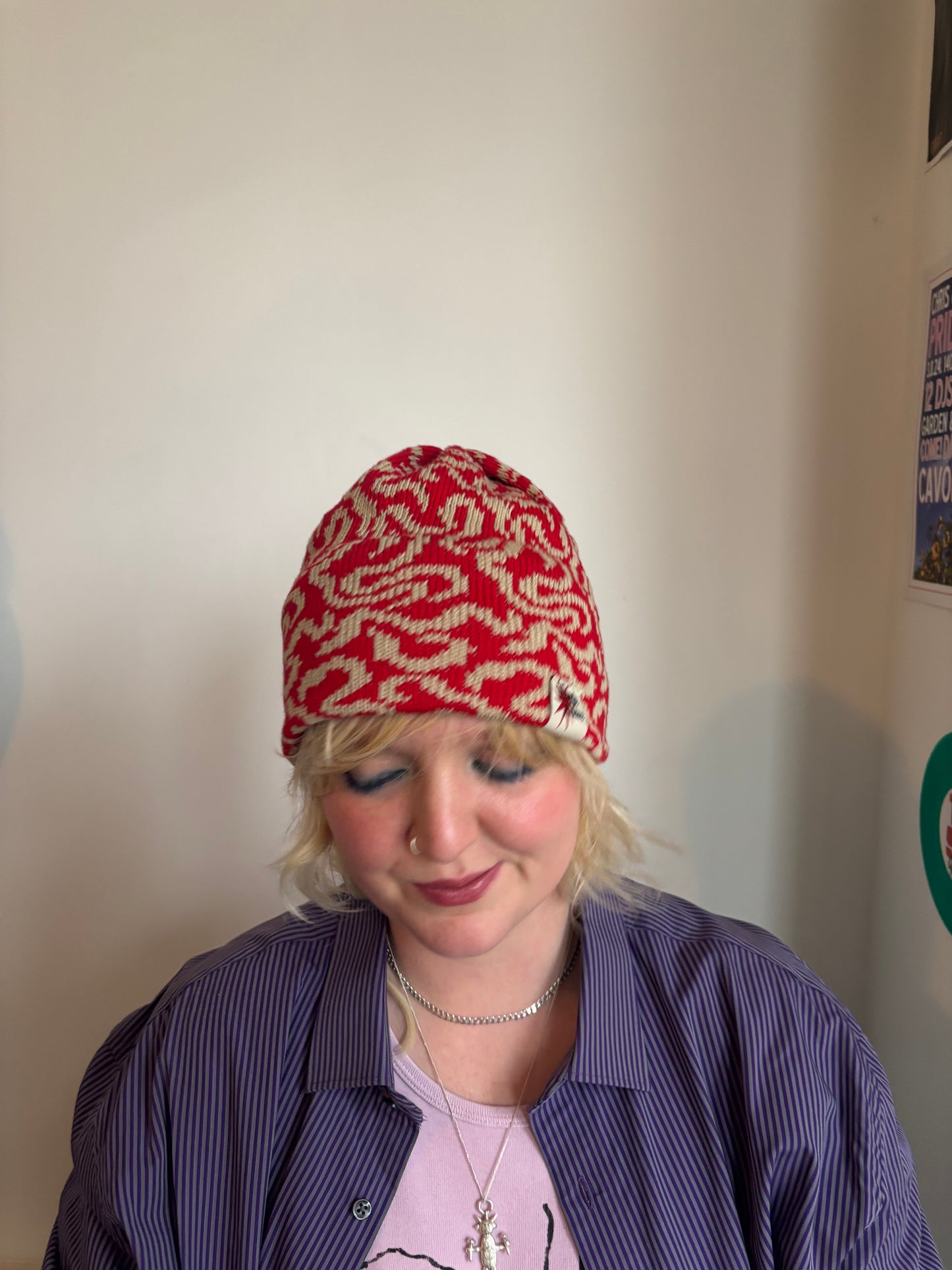Worm vortex fisherman beanie