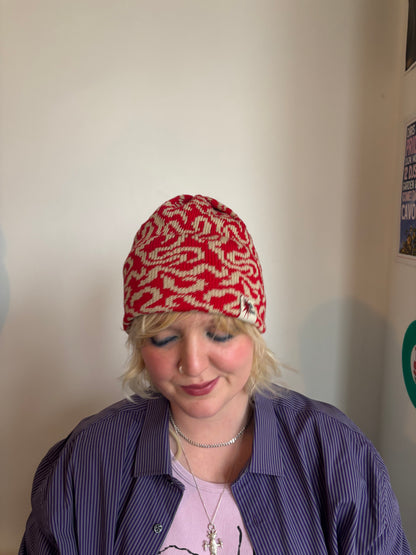 Worm vortex fisherman beanie