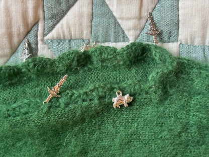 Medieval Hood with charms