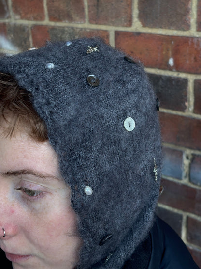 Mohair trinket Bonnet