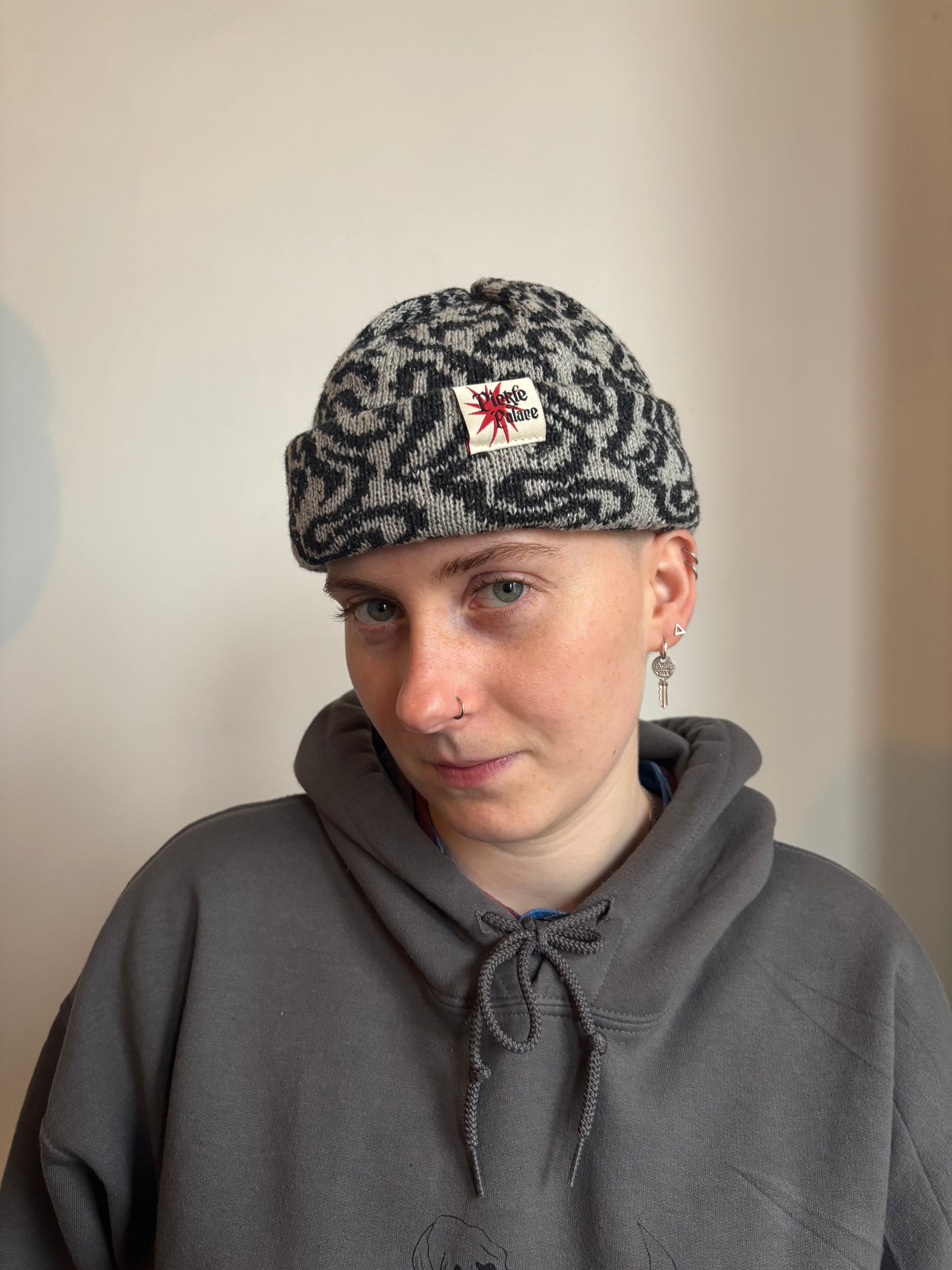 Worm vortex fisherman beanie