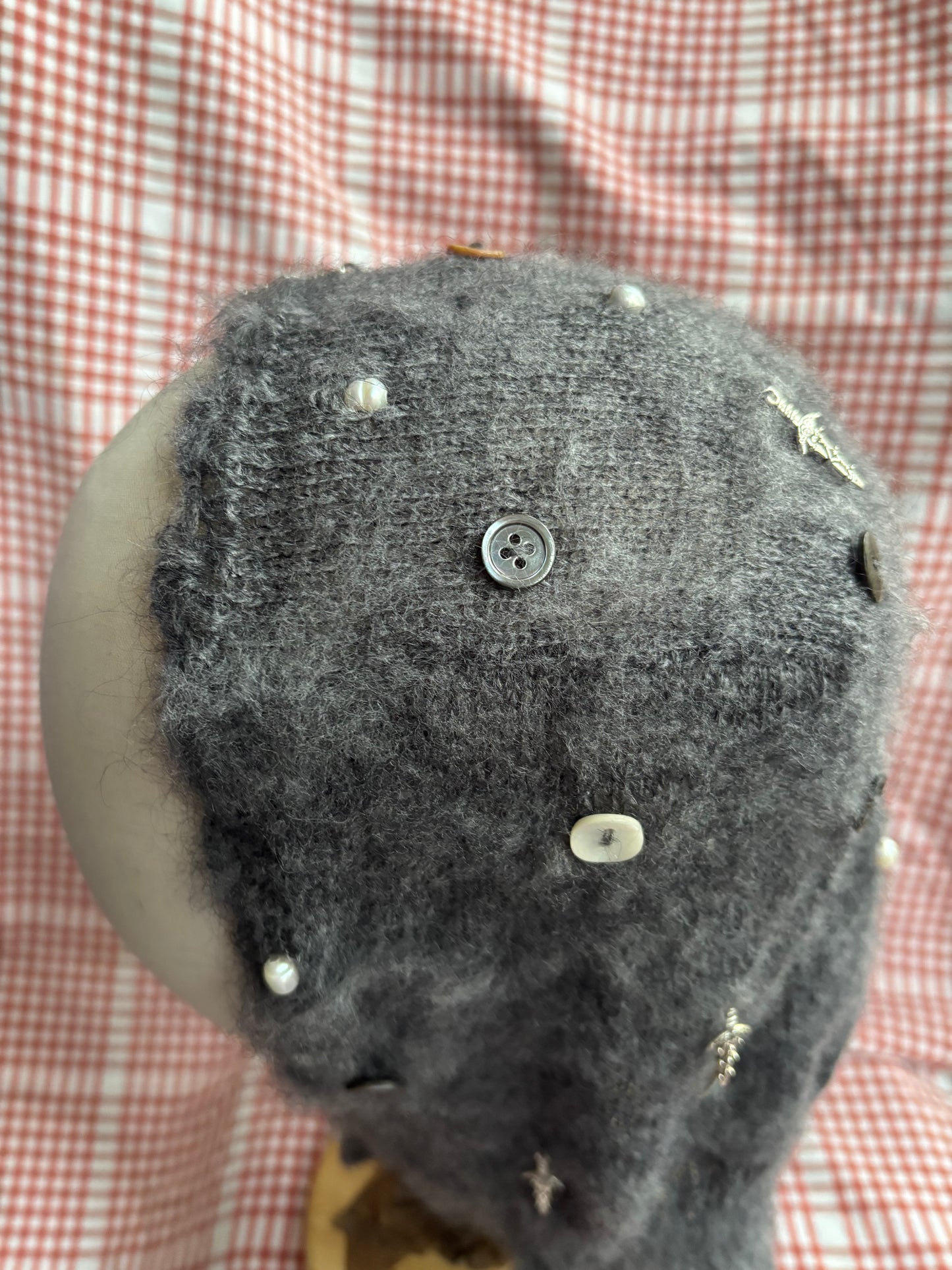 Mohair trinket Bonnet
