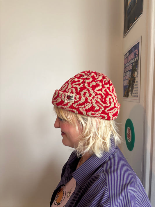 Worm vortex fisherman beanie