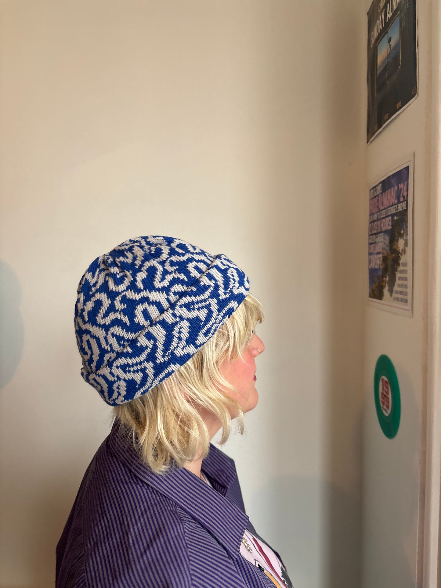Worm vortex beanie