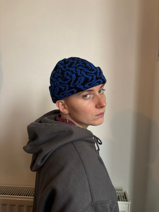 worm vortex fisherman beanie