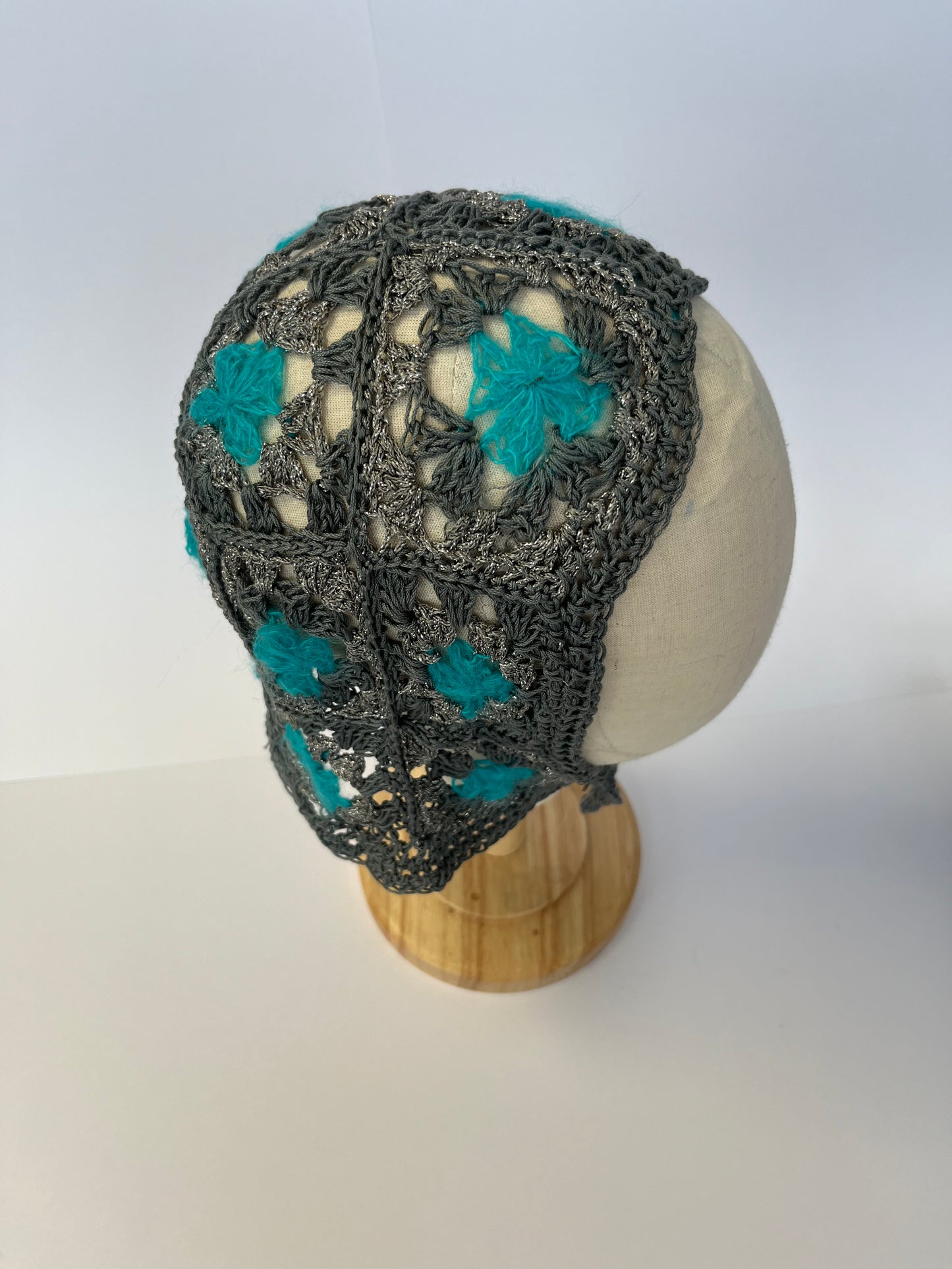 Medieval granny square bonnet