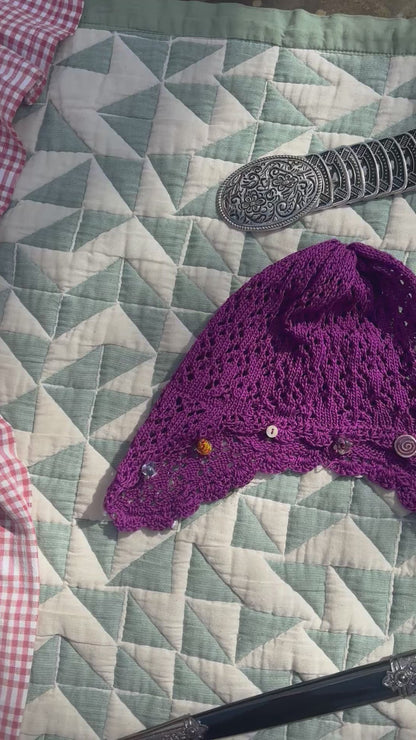 Medieval lace coif