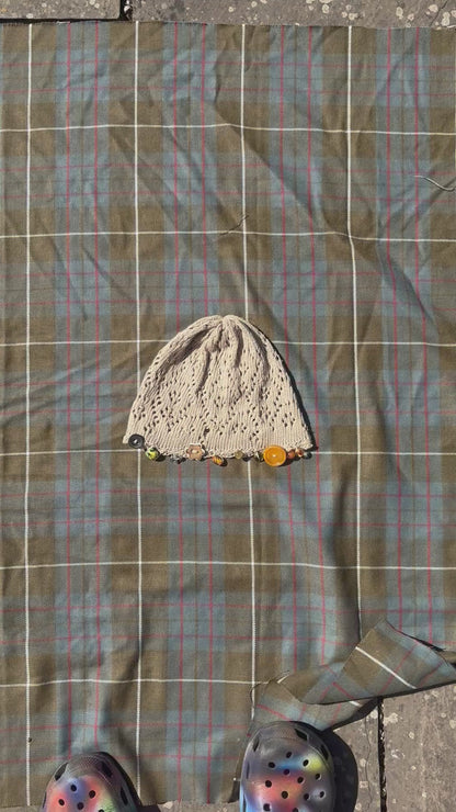 Lace cotton hat
