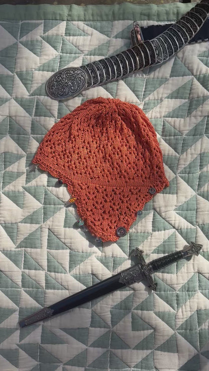 Medieval lace coif